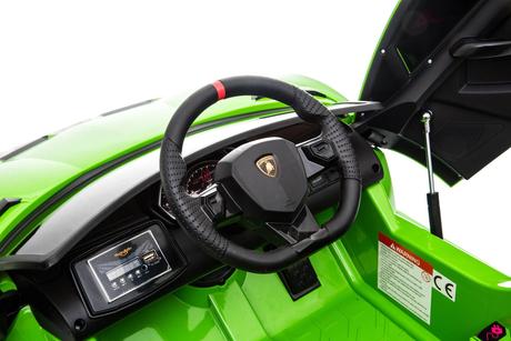 Elektrické autíčko lamborghini aventador zelené,