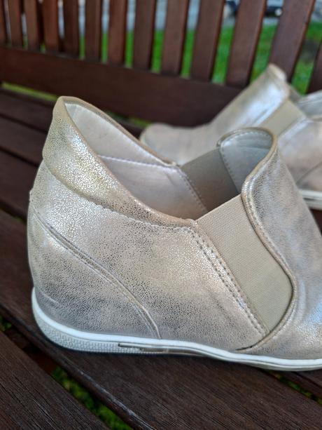 Pohodlné kožené topanky, 37