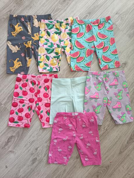 Balík dievčenských krátkych legín, 122–134