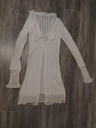 Svetrík z mako/egyptskej bavlny, s