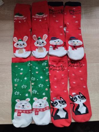 Vianočné ponožky 32/33, 32