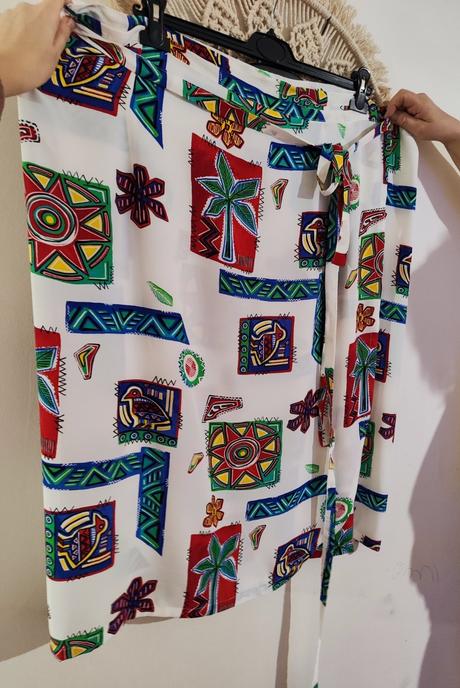 Plážová viazacia sukňa, 5xl