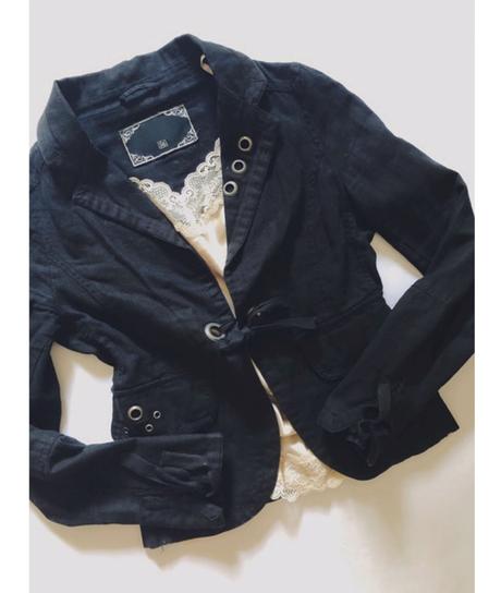 Čierne sačko na zaväzovanie, m