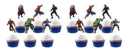 Tortový zápich avengers (24ks) - skladom, tz-120,