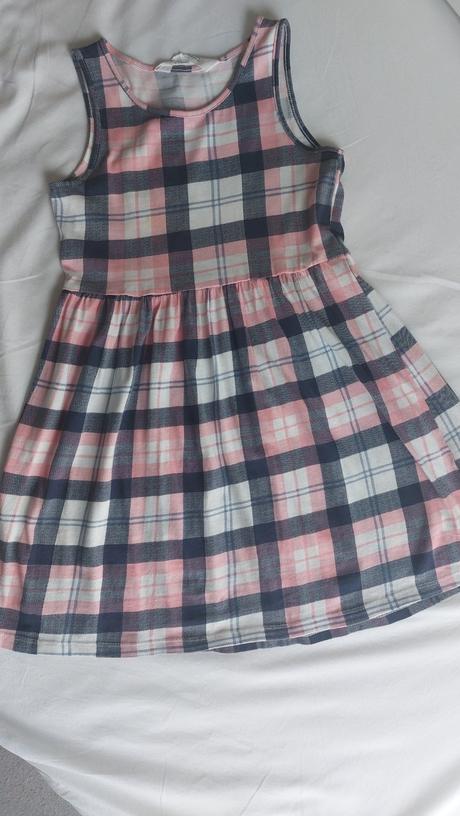 3 kusy - letné šaty, h&m,122