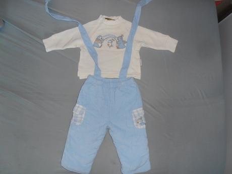 Súprava pulovrík plus zateplené menčestráky, tulec trend,62