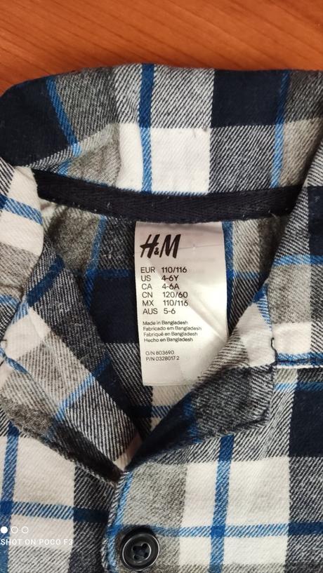 Pyžamo h&m 2, h&m,110