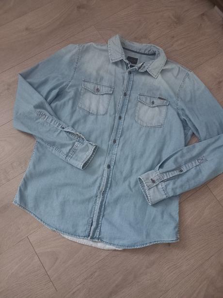 Riflova košeľa sisley, sisley,xl