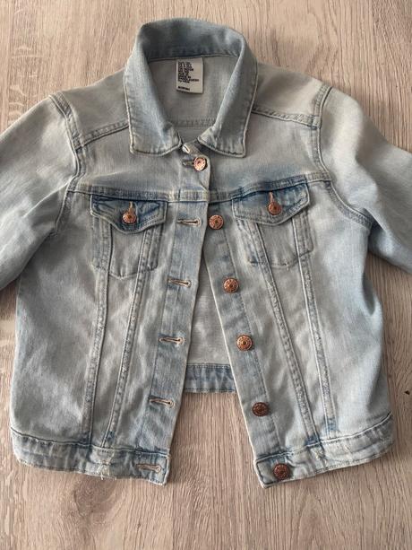 H&m - makkucka riflova bunda, h&m,140