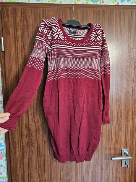 Tehotenské pletené šaty xs, bonprix,xs