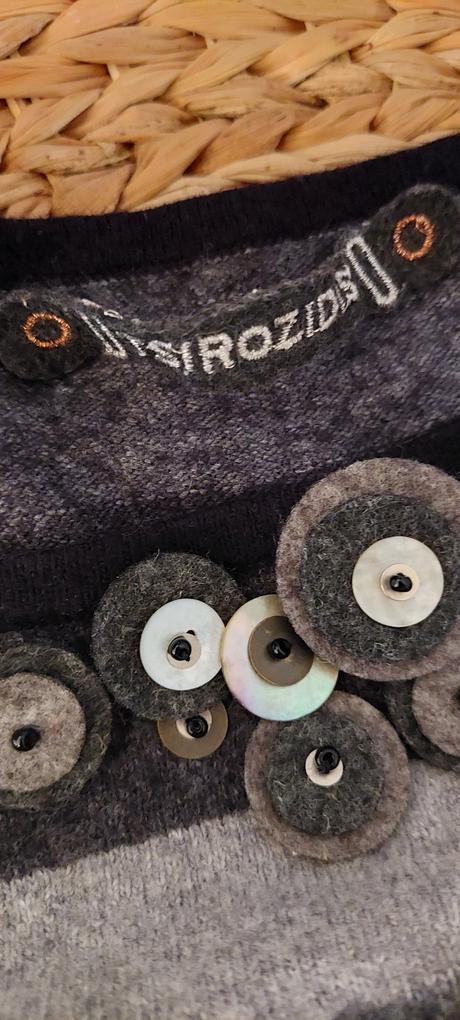 Svetrík vlna kašmír angora, s