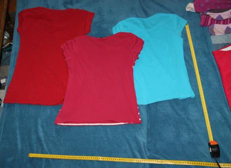 3x tricko 158/164- cena spolu, 158