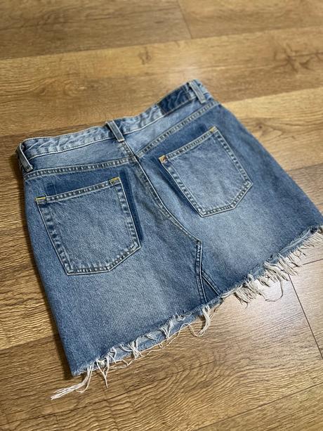 Riflová sukňa h&m, h&m,40