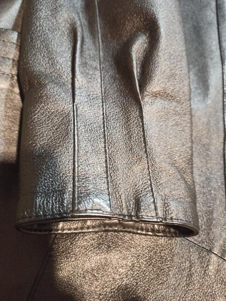 Kvázi kožený kabatik, 46