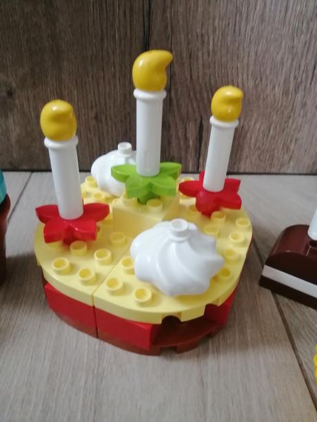 Lego duplo 10862 10850 moja prvá oslava a torta,