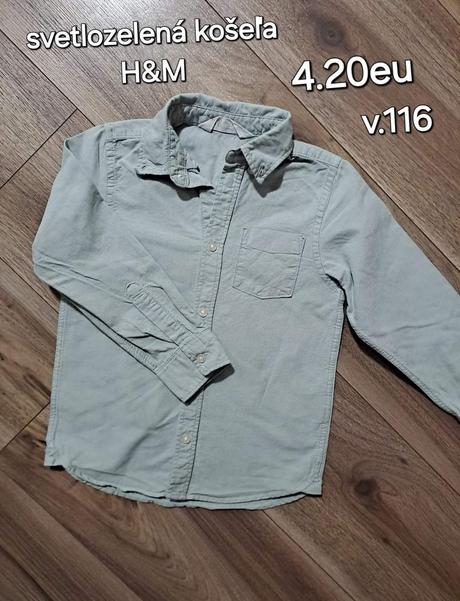 Košeľa h&m, h&m,116