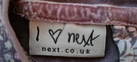 Tričko s dlhým rukávom pre dievča, next,104