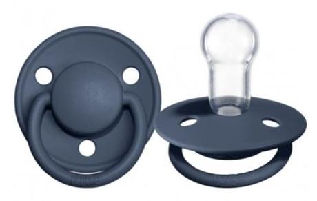 Bibs cumlík silikónový de lux steel blue 0-36m, 1k, bibs