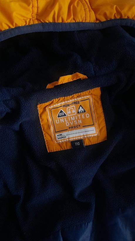 Teplá zimná bunda, c&a,110