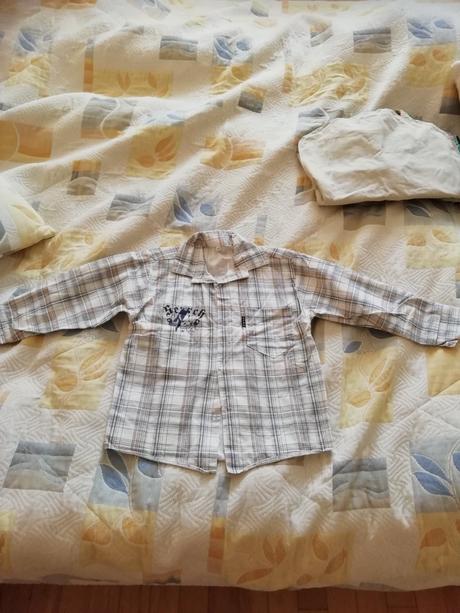 Chlapčenská košeľa č.122 dlhý rukáv, 122