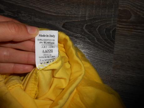 Made in italy krasna žltá suknička 86-92, 86