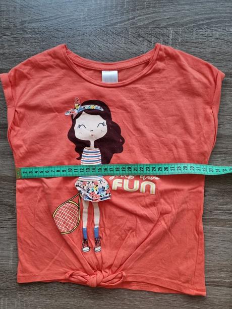 Tričko s tenistkou 116, palomino,116