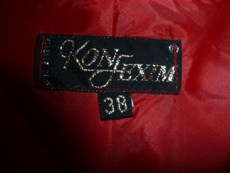 Cervene kvalitne saty na prilezitost+salik 36/38, 38