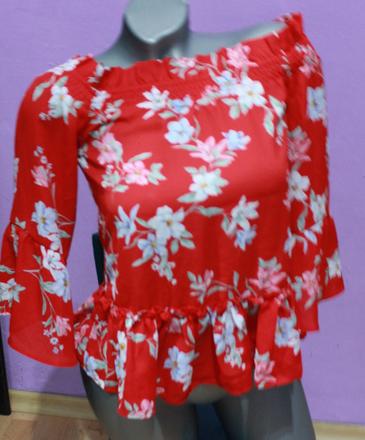 Kvetovana bluzka h&m, h&m,xs