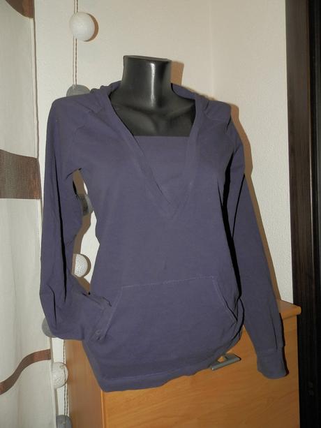 Domyos fialová mikina s kapucňou, domyos,m