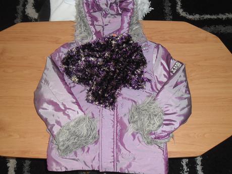  perletová bundička+šálik, one by one,128