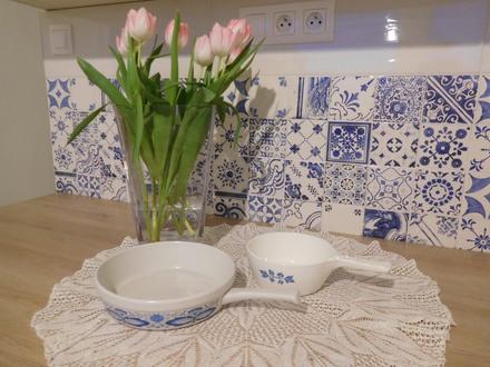 Porcelánové panvičky / zapekacie s rúčkou, 