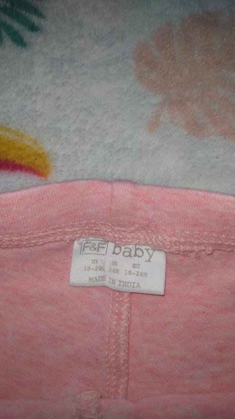 Tenké legínky s výšivkou, f&f,92