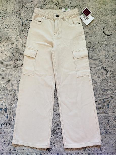 Balík nohavíc 4ks - rifle a tepláky veľkosť 140, 140–152