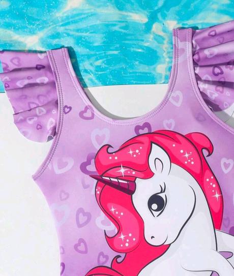 Plavky unicorn so sukničkou poštovné zdarma, 98 / 104 / 110 / 116 / 122