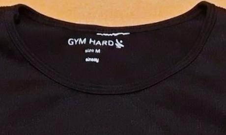 Predám tričko gym hard veľ. m, m