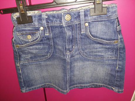 Riflová sukňa značky h&m - veľkosť 122, h&m,122