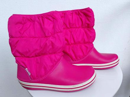 37/38 crocs cizmy, snehule, w7, crocs,37