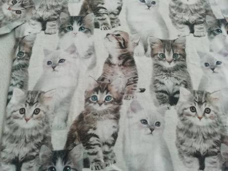 Mačičkové tričko  122/128, h&m,122