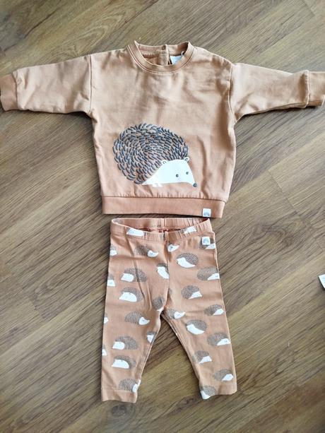 Hnedá súprava s jezkami lindex, lindex,68