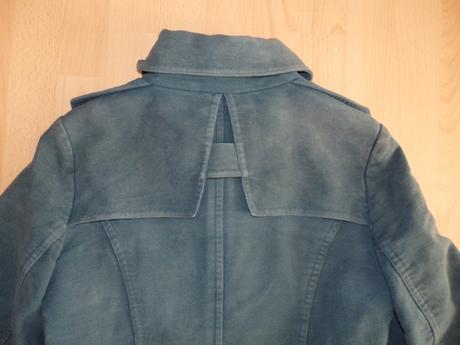 Zeleny dlhy prechodny kabat, next,s