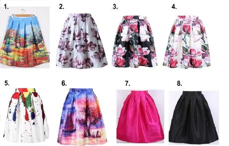 Sukňa midi pre dievčatá aj ženy nová rôzne, 34 - xs