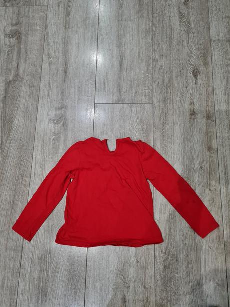 Červené bavlnené tričko, 128