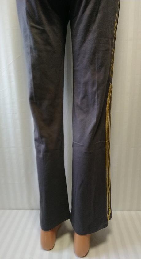 Dámske sivé tepláky, maron, veľ. xl, xl