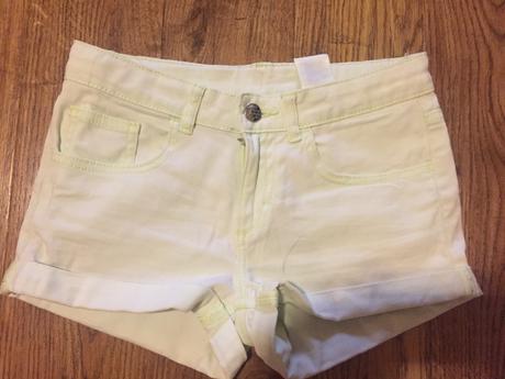 Neonove kraťasy, h&m,146
