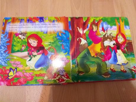 Detská knižka červená čiapočka, 