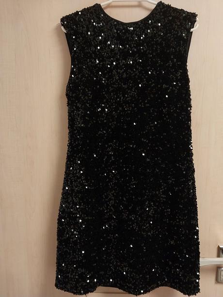 Flitrové šaty, h&m,s