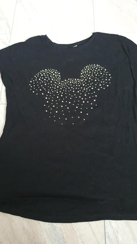 Tricko s perlickami v tvare mickey mouse, disney,m