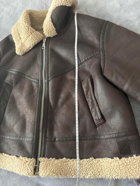 Pilotná bunda z brusenej "kože", next,48