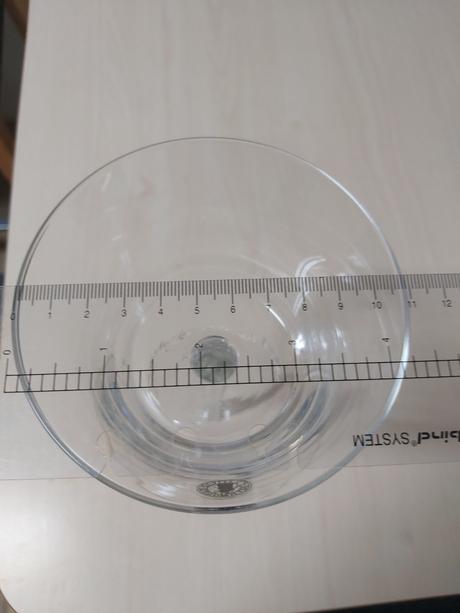 Svietniky handmade sklené číre 2ks,