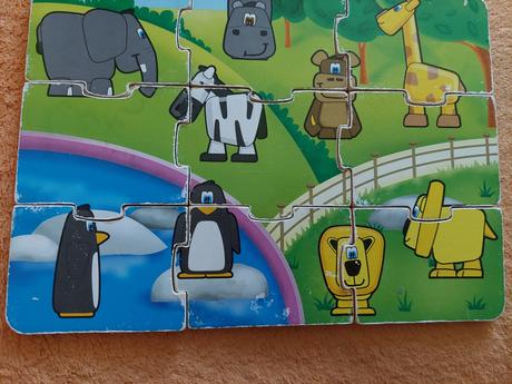 Detské drevené puzzle, 